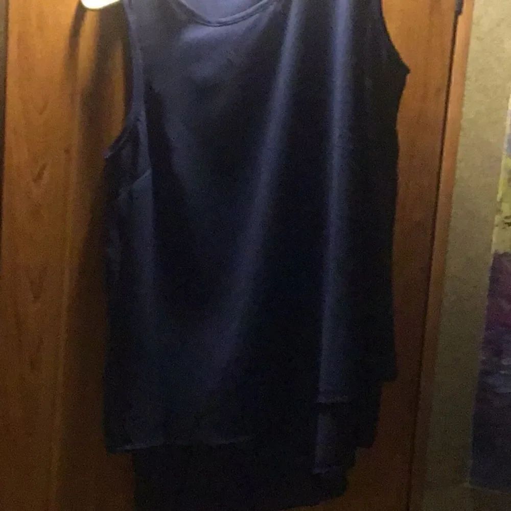 NWOT. Michael Kors Navy Blue Women’s Blouse Size M